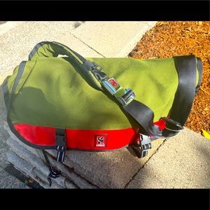 Chrome messenger bag